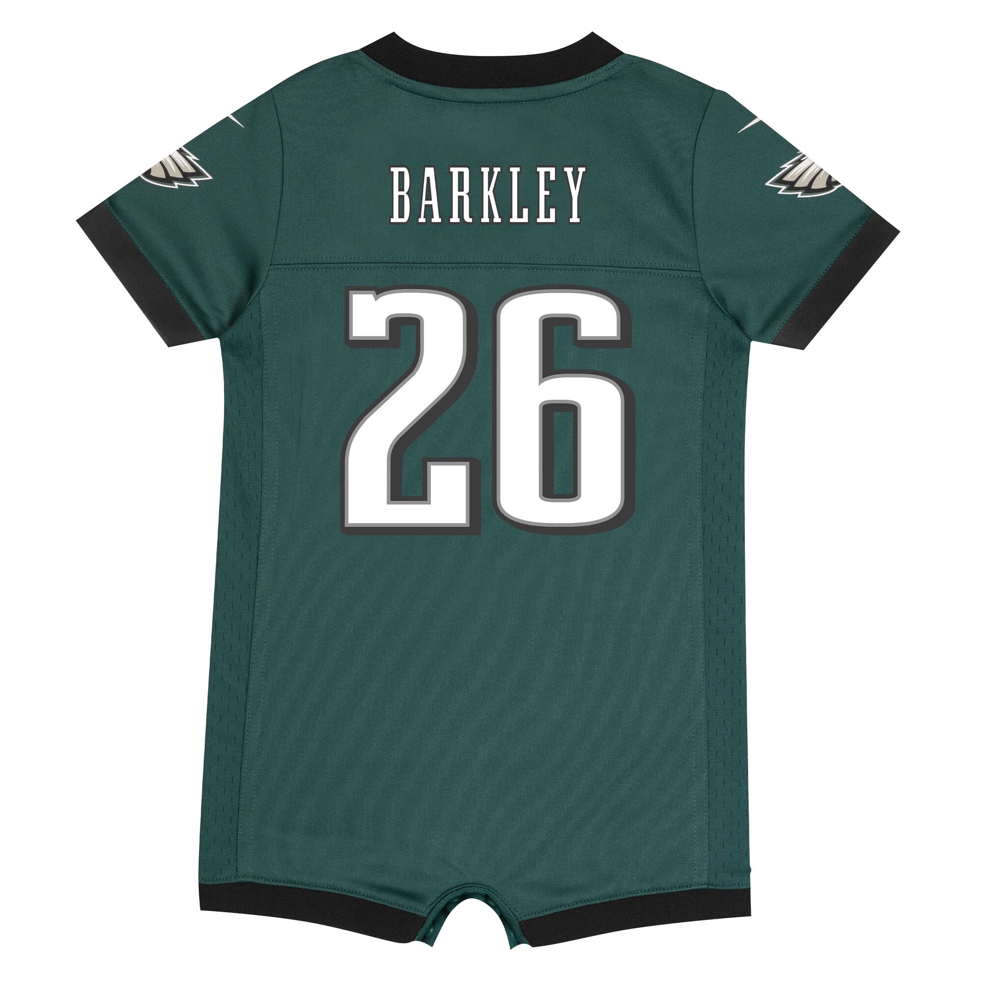 Saquon Barkley Philadelphia Eagles Nike Newborn & Infant Game Romper Jersey - Midnight Green - Image 3