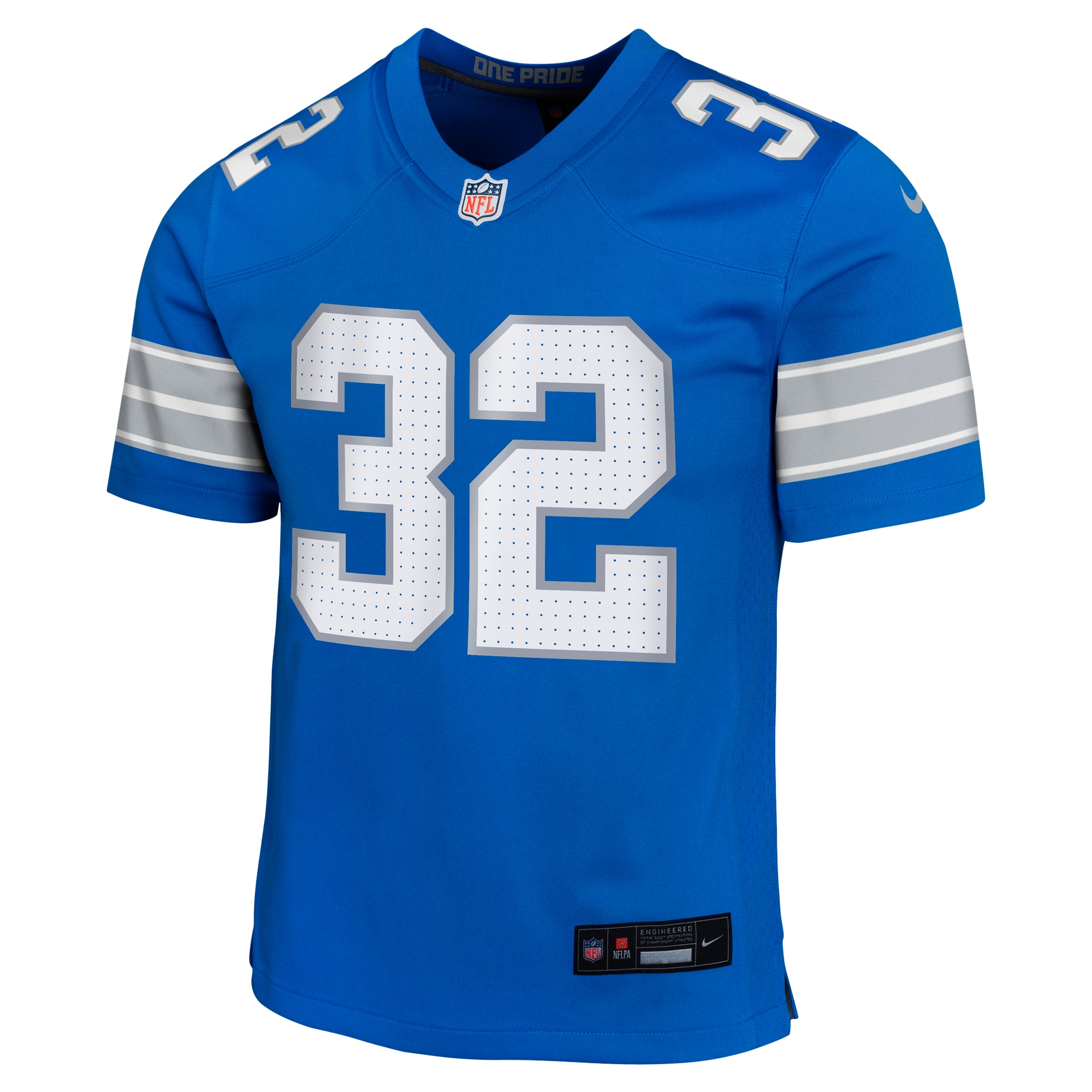 Brian Branch Detroit Lions Nike Youth Game Jersey - Blue - Image 2