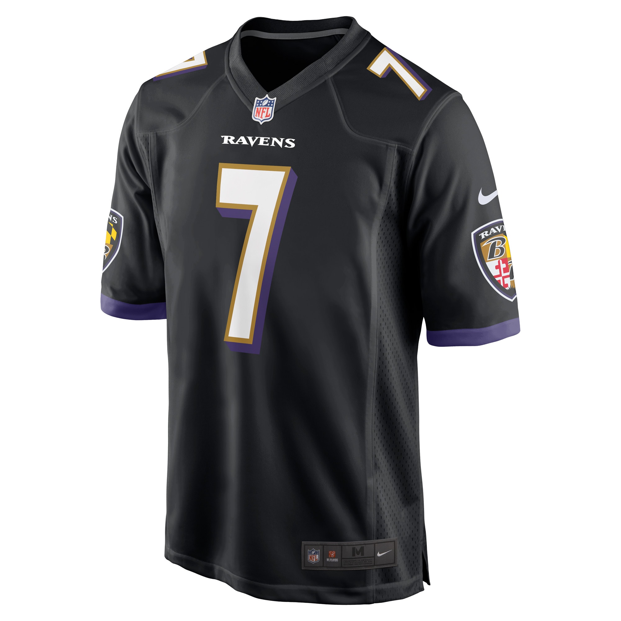Rashod Bateman Baltimore Ravens Nike Game Player Jersey - Black - Image 2