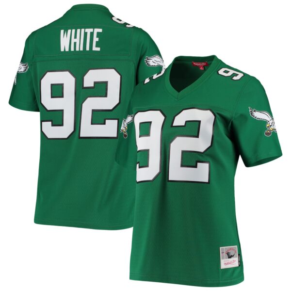 Reggie White Philadelphia Eagles Mitchell & Ness Women's 1990 Legacy Replica Jersey - Kelly Green
