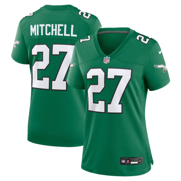 Quinyon Mitchell Philadelphia Eagles Nike Women's Alternate Game Jersey - Kelly Green