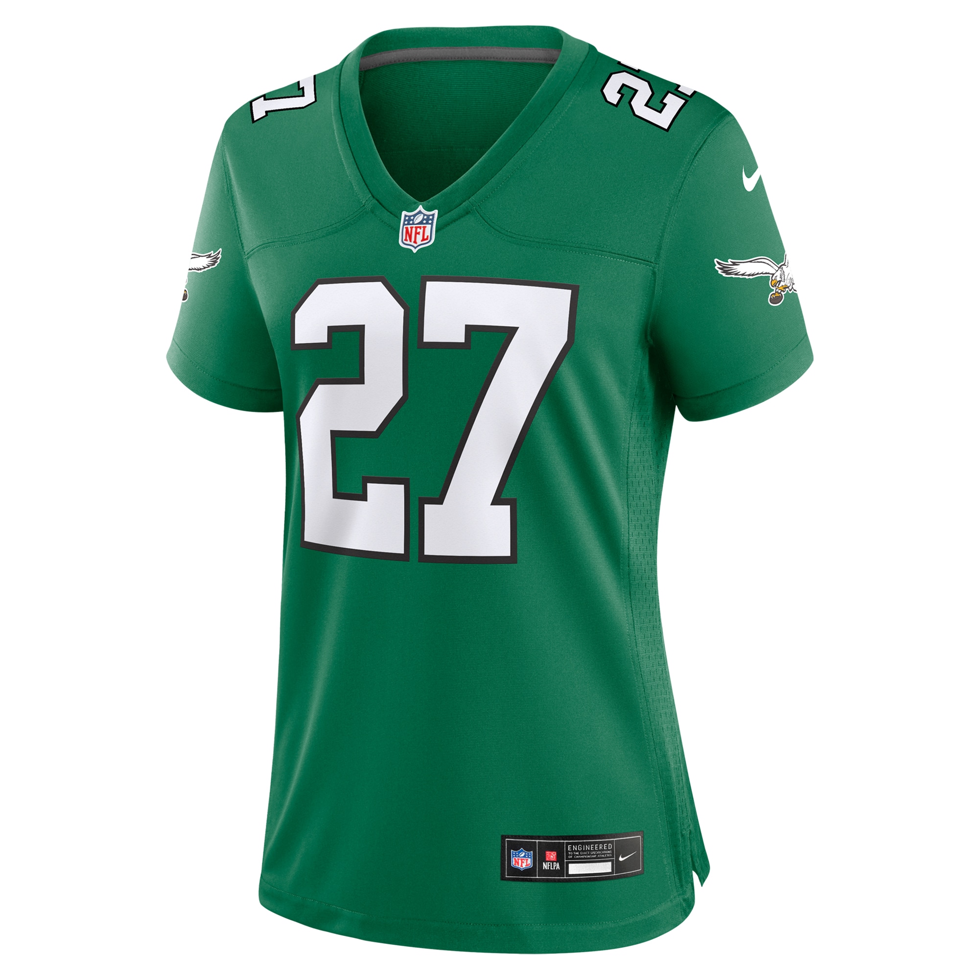 Quinyon Mitchell Philadelphia Eagles Nike Women's Alternate Game Jersey - Kelly Green - Image 2