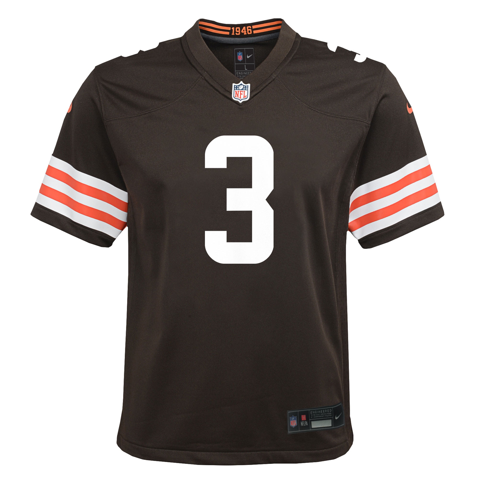 Jerry Jeudy Cleveland Browns Nike Youth Team Game Jersey - Brown - Image 2