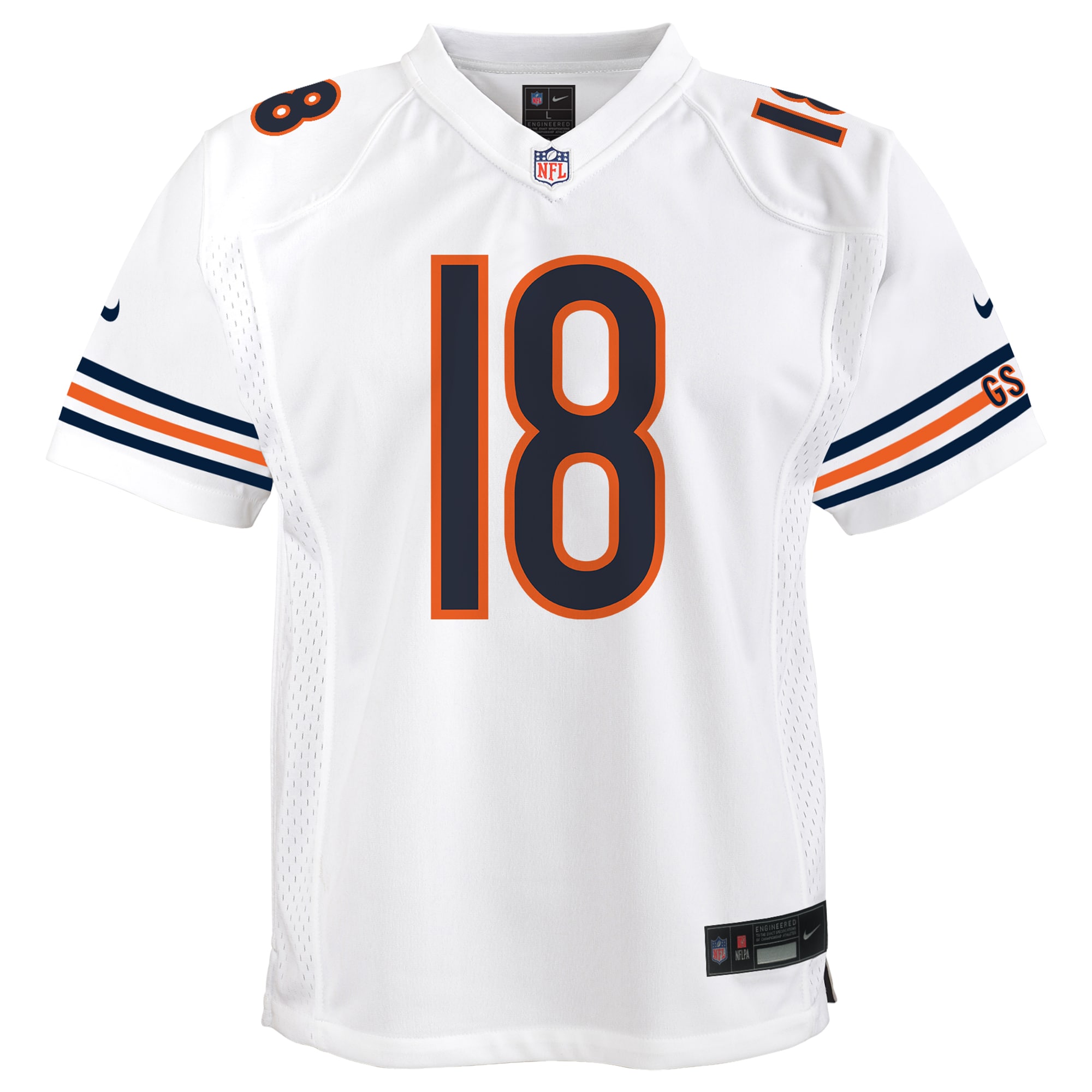 Caleb Williams Chicago Bears Nike Youth Game Jersey - White - Image 2