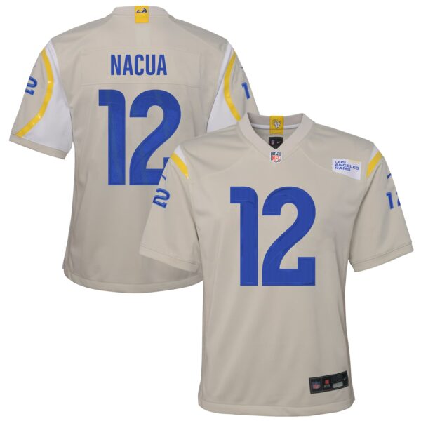 Puka Nacua Los Angeles Rams Nike Youth Game Jersey - Cream