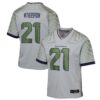 Devon Witherspoon Seattle Seahawks Nike Youth 2025 Rivalries Collection Game Jersey - Wolf Gray