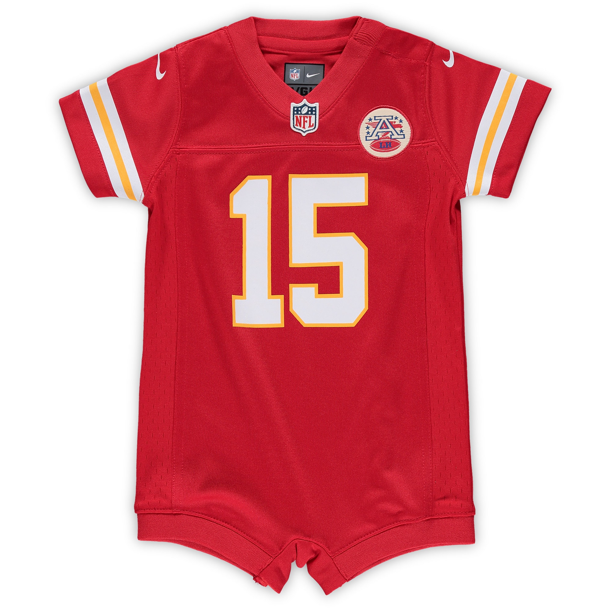 Patrick Mahomes Kansas City Chiefs Nike Infant Romper Jersey - Red - Image 2