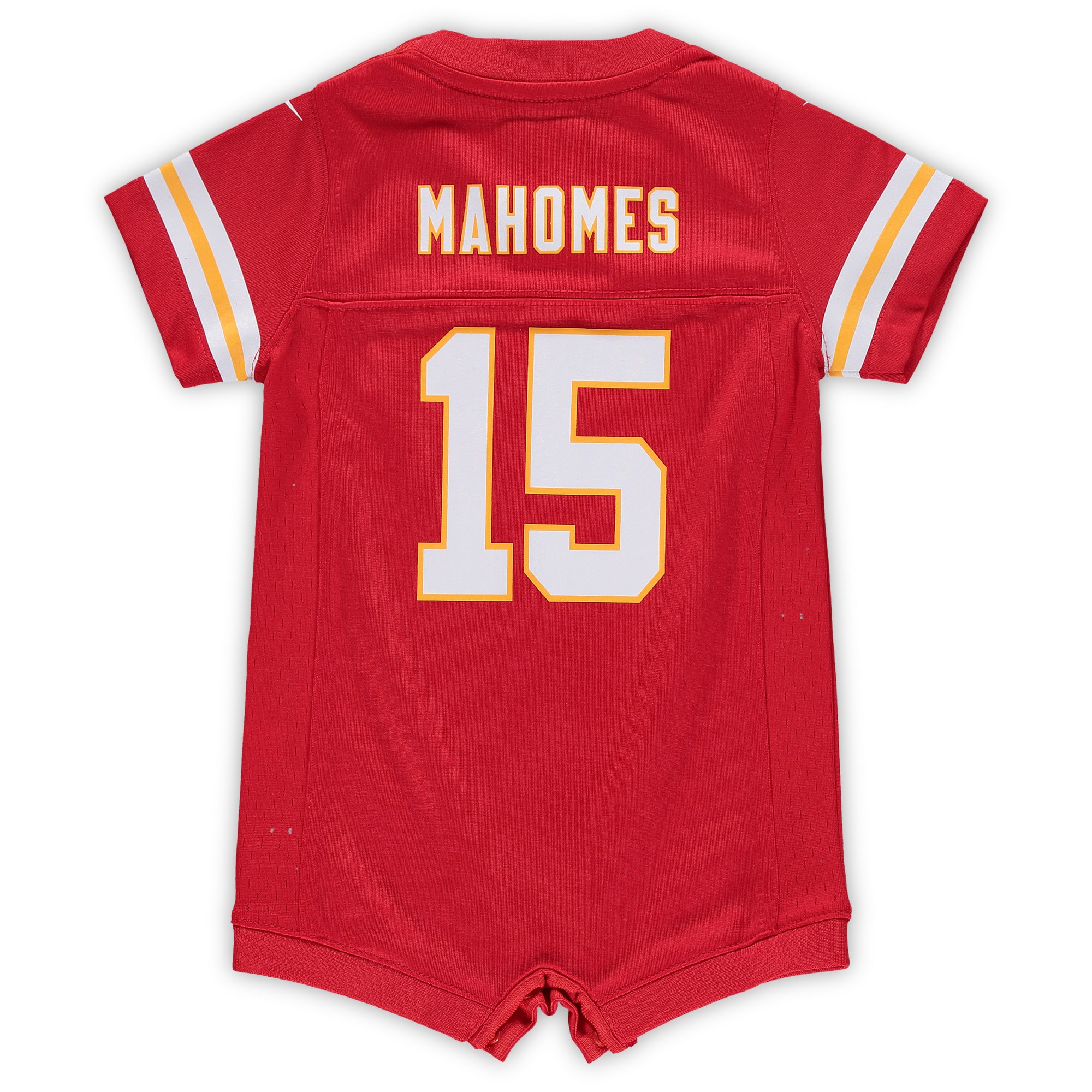 Patrick Mahomes Kansas City Chiefs Nike Infant Romper Jersey - Red - Image 3