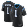 Cam Newton Carolina Panthers Nike Team Retired Game Jersey - Black