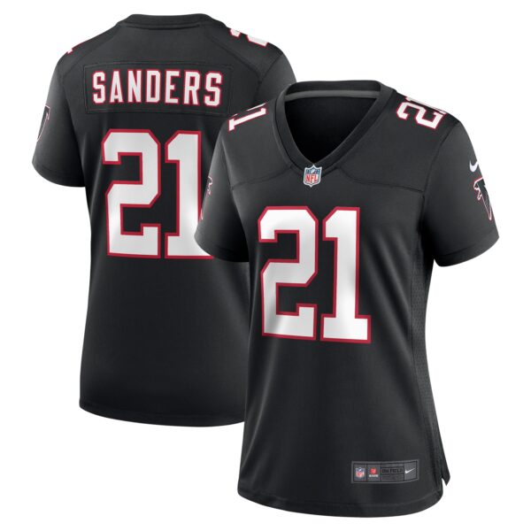 Deion Sanders Atlanta Falcons Nike Women's Alternate Retired Player Game Jersey - Black