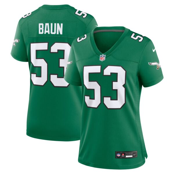 Zack Baun Philadelphia Eagles Nike Women's Alternate Game Jersey - Kelly Green