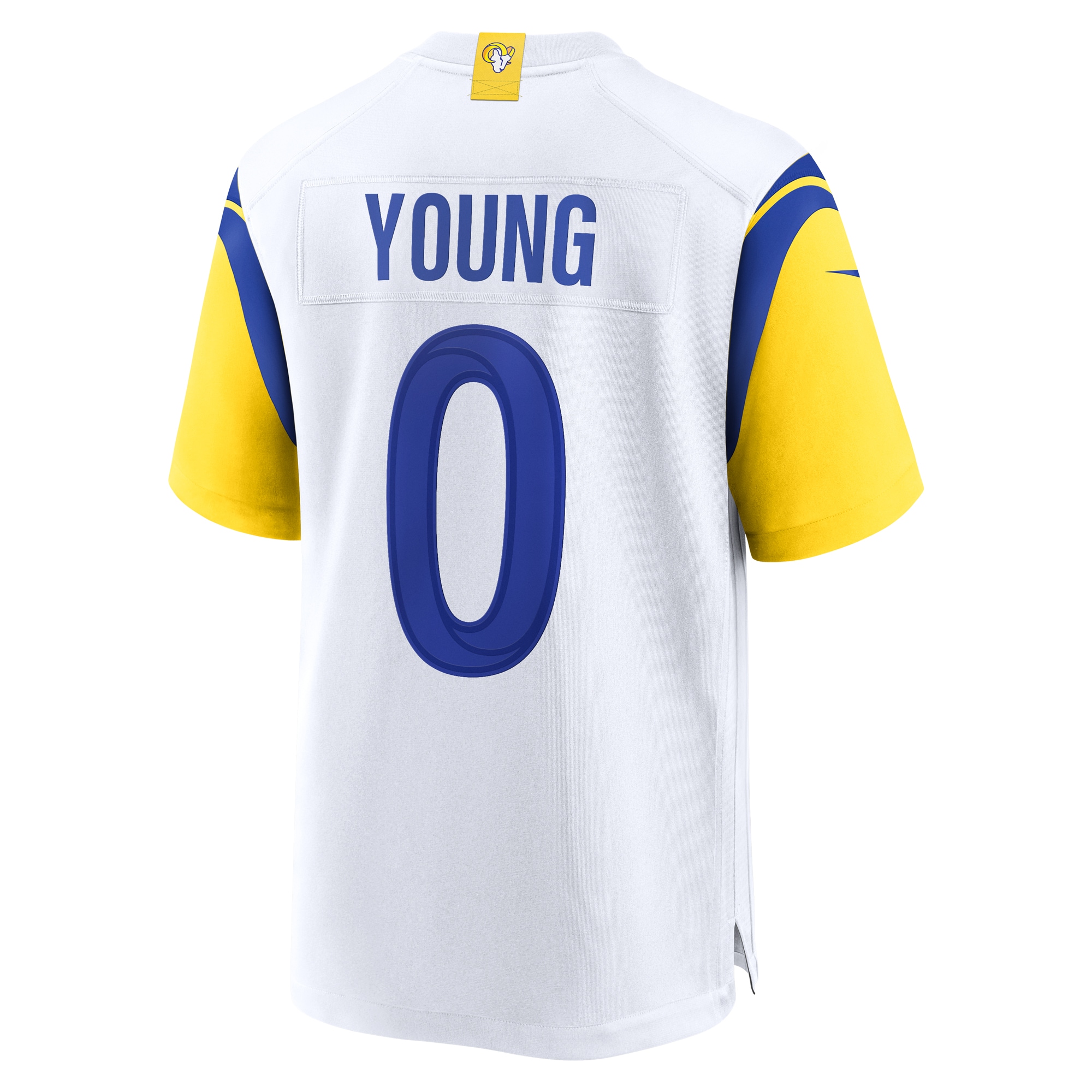 Byron Young Los Angeles Rams Nike Team Game Jersey - White - Image 3