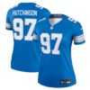 Aidan Hutchinson Detroit Lions Nike Women's Legend Player Performance Top - Blue