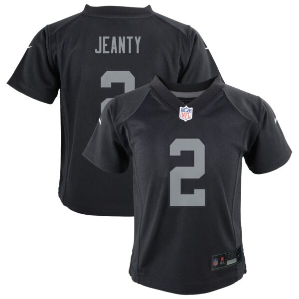 Ashton Jeanty Las Vegas Raiders Nike Infant Team Player Game Jersey - Black