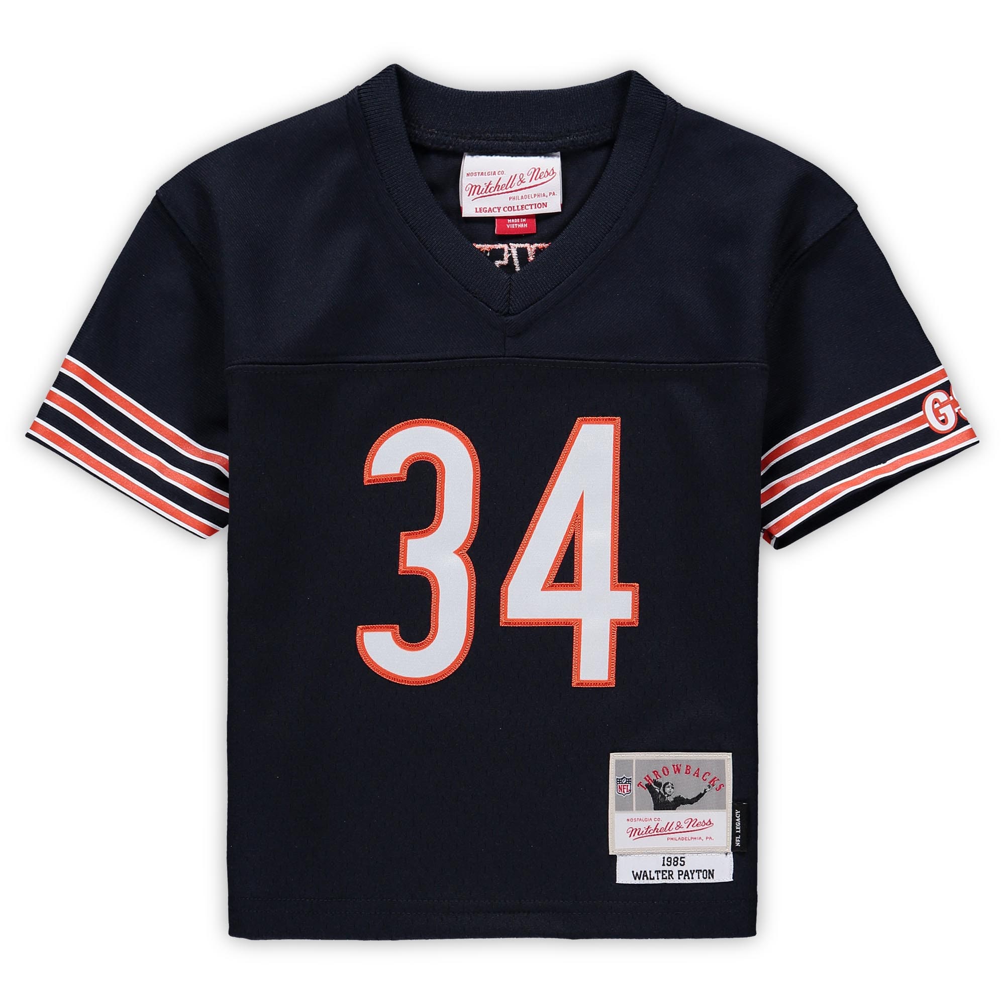 Walter Payton Chicago Bears Mitchell & Ness Toddler 1985 Retired Legacy Jersey - Navy - Image 2