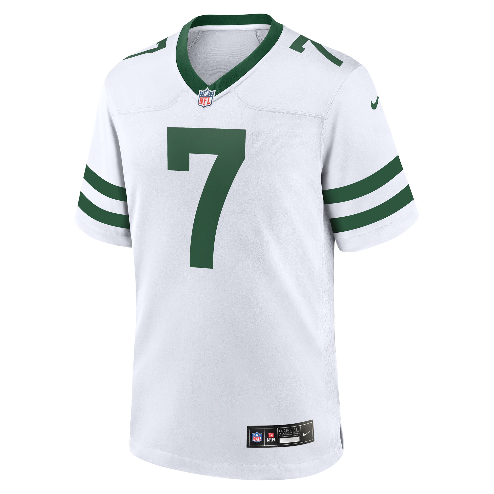 Justin Fields New York Jets Nike Game Jersey - Legacy White - Image 2