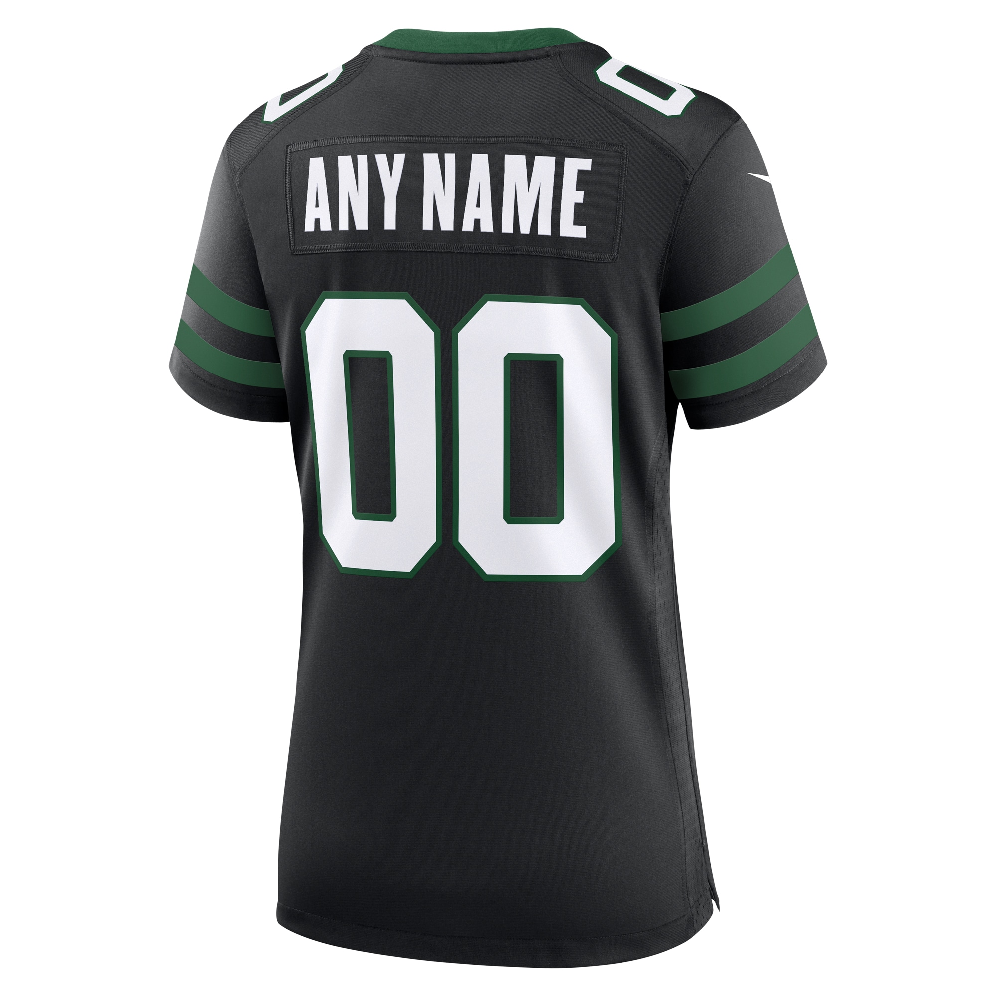 New York Jets Nike Women's Alternate Custom Game Jersey - Legacy Black - Image 3