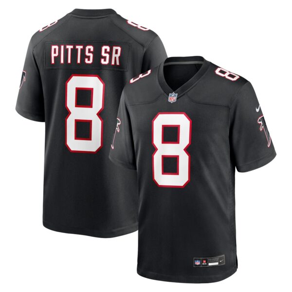 Kyle Pitts Sr. Atlanta Falcons Nike Alternate Game Jersey - Black