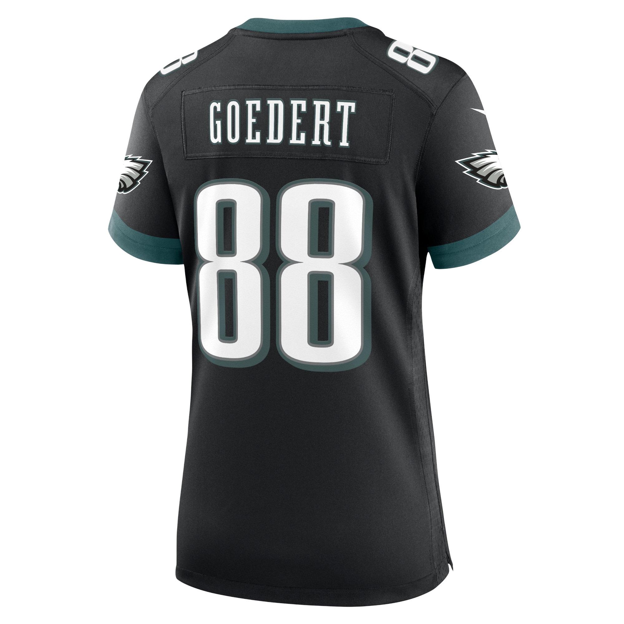 Dallas Goedert Philadelphia Eagles Nike Women's Alternate Game Jersey - Black - Image 3