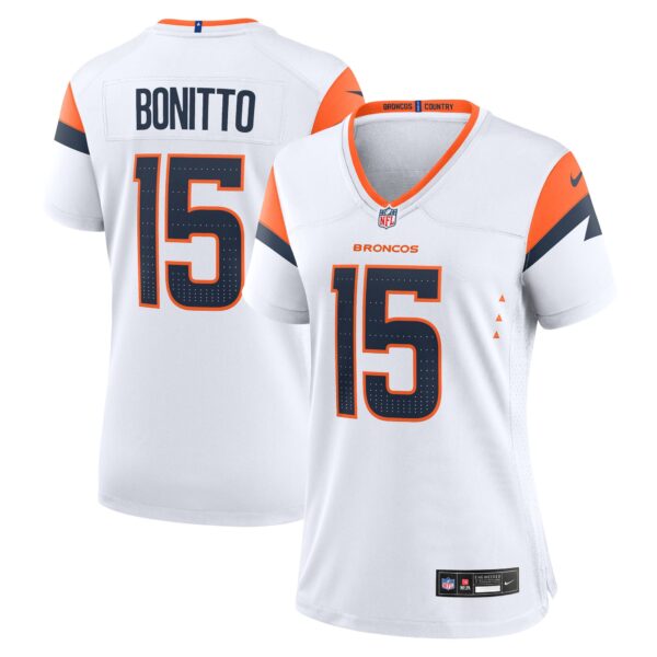 Nik Bonitto Denver Broncos Nike Women's Game Jersey - White
