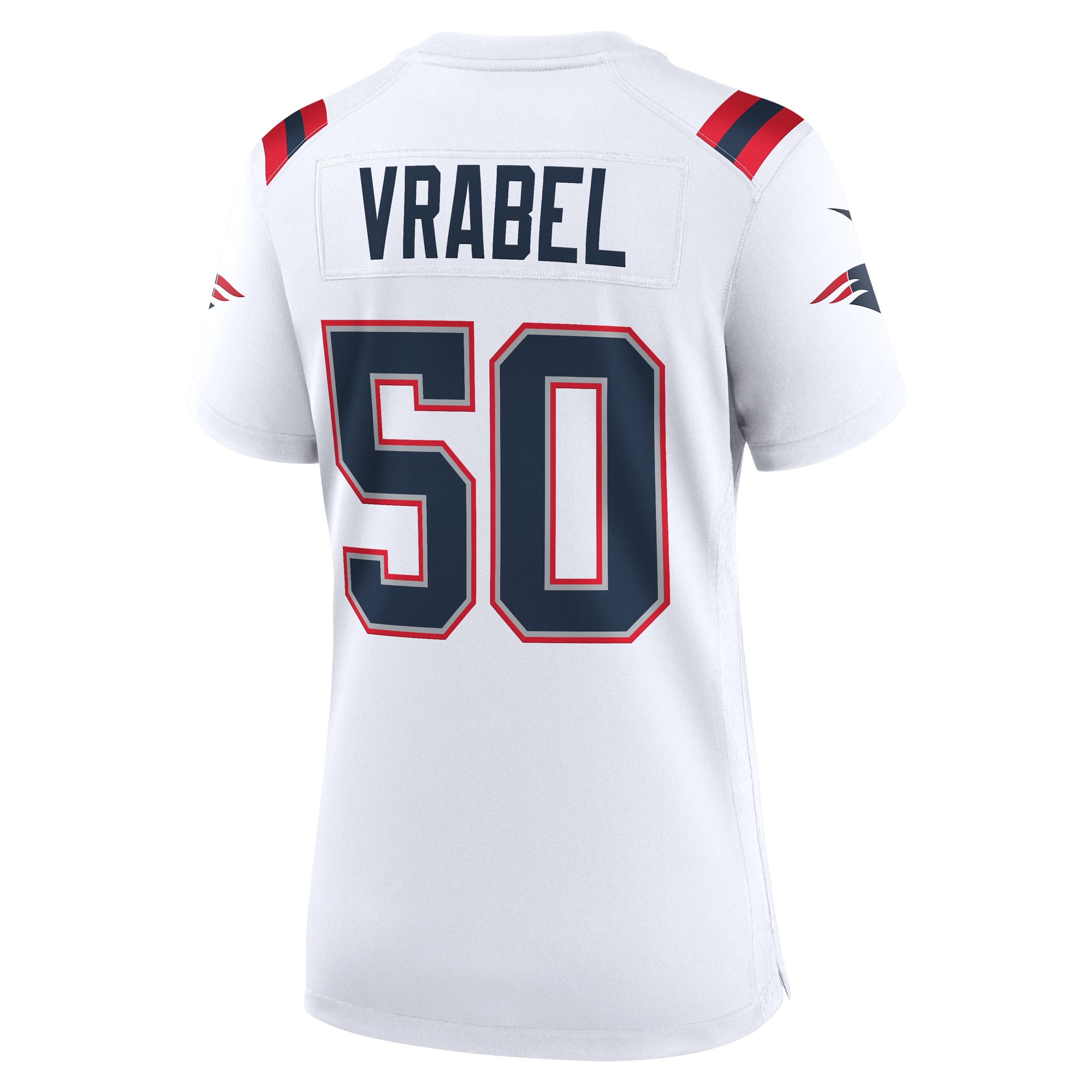 Mike Vrabel New England Patriots Nike Women's Retired Player Game Jersey - White - Image 3