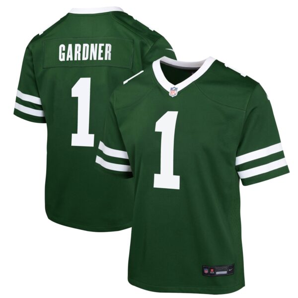 Ahmad Sauce Gardner New York Jets Nike Youth Game Jersey - Green