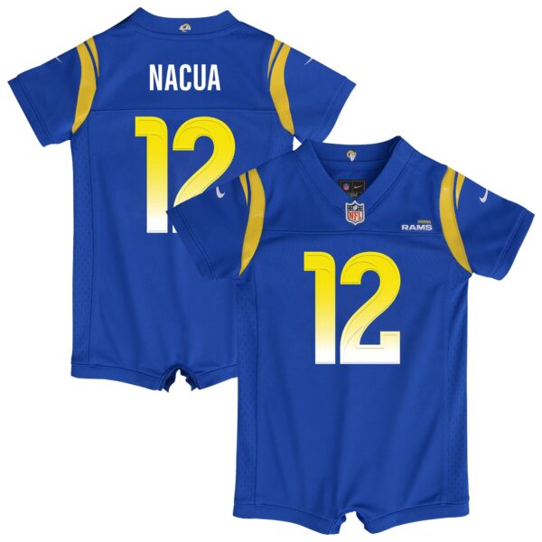 Puka Nacua Los Angeles Rams Nike Newborn & Infant Game Romper Jersey - Royal