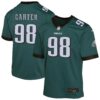 Jalen Carter Philadelphia Eagles Nike Youth Game Player Jersey - Midnight Green