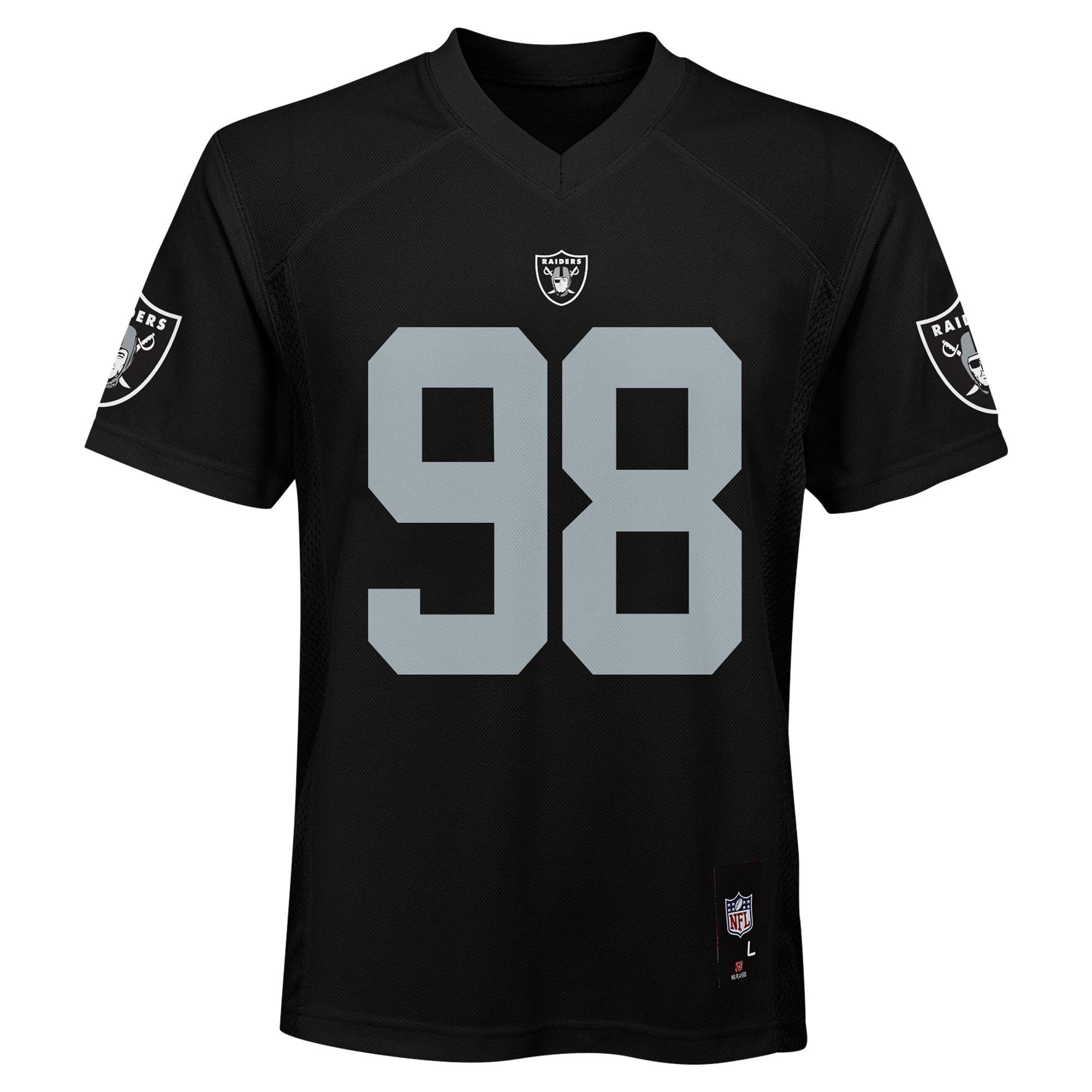 Maxx Crosby Las Vegas Raiders Youth Replica Player Jersey - Black - Image 2