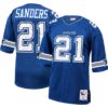 Deion Sanders Dallas Cowboys 1996 Mitchell & Ness Authentic Throwback Retired Player Jersey - Royal