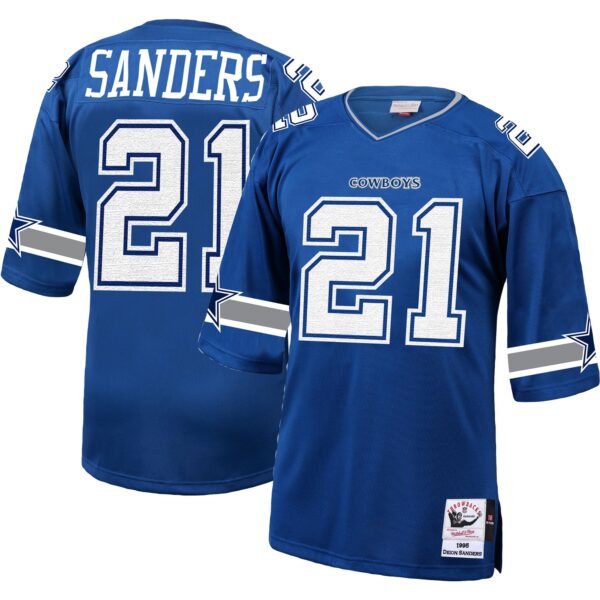 Deion Sanders Dallas Cowboys 1996 Mitchell & Ness Authentic Throwback Retired Player Jersey - Royal