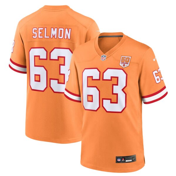 Lee Roy Selmon Tampa Bay Buccaneers Nike 50th Season Game Jersey - Creamsicle