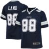 CeeDee Lamb Dallas Cowboys Nike Girls Youth Game Jersey - Navy