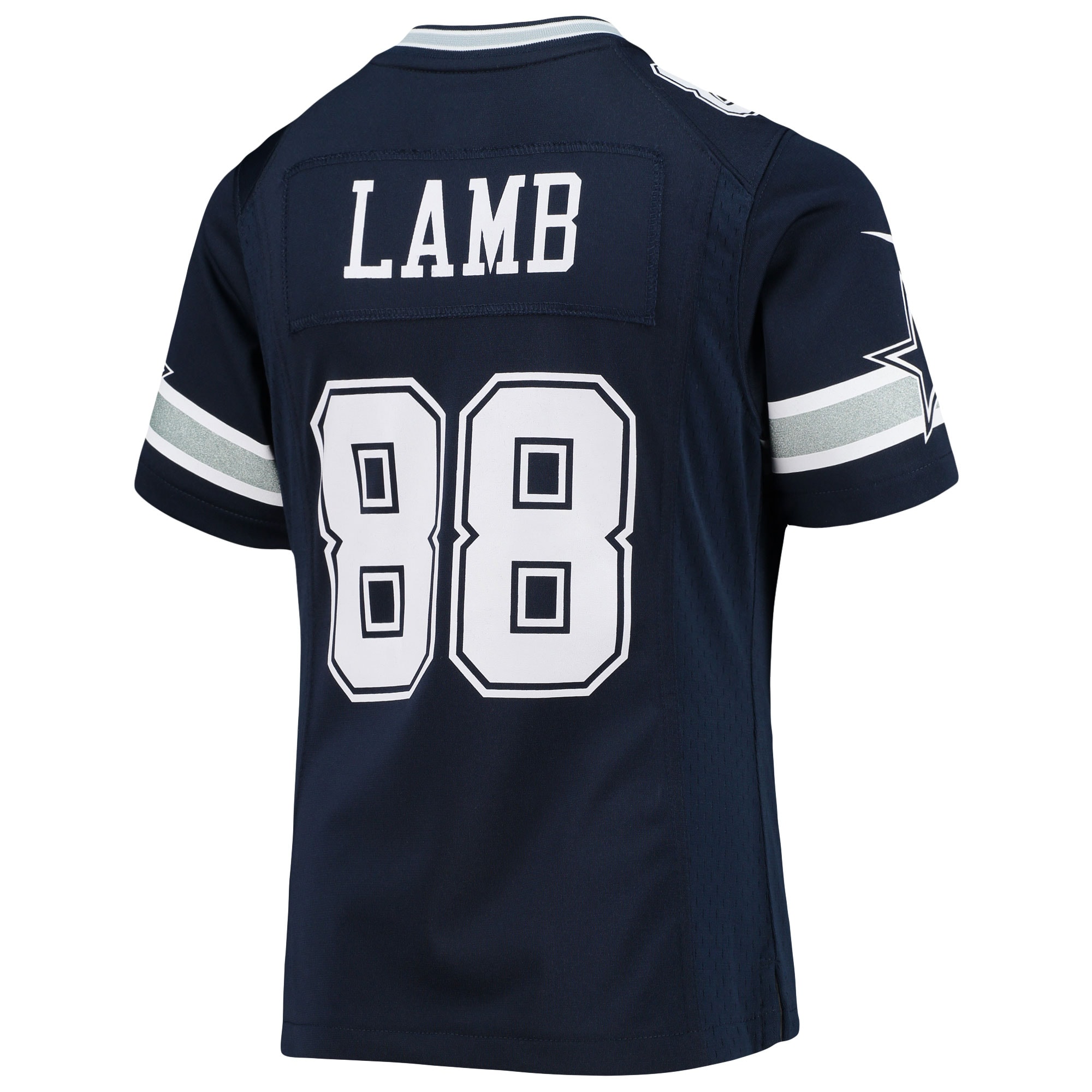 CeeDee Lamb Dallas Cowboys Nike Girls Youth Game Jersey - Navy - Image 3