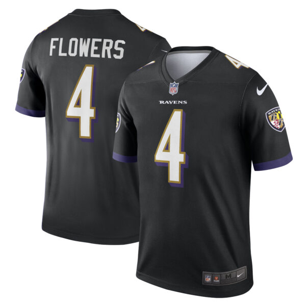 Zay Flowers Baltimore Ravens Nike Legend Player Performance Top - Black