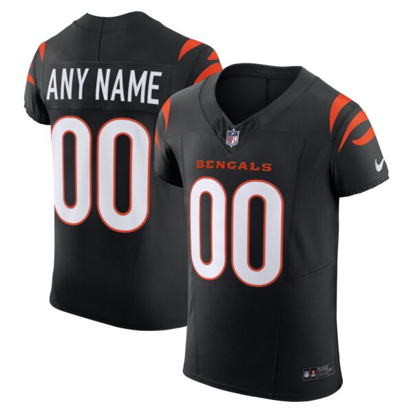 Cincinnati Bengals Nike Team Vapor F.U.S.E. Elite Custom Jersey - Black