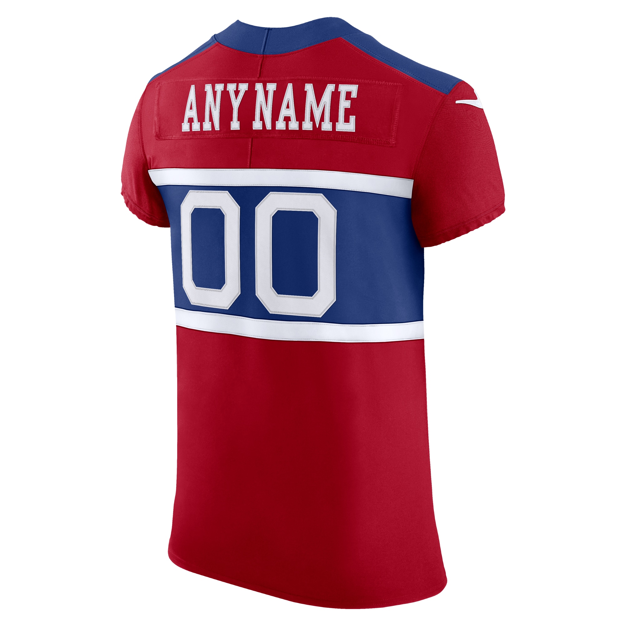 New York Giants Nike Alternate Vapor F.U.S.E. Elite Custom Jersey - Red - Image 3