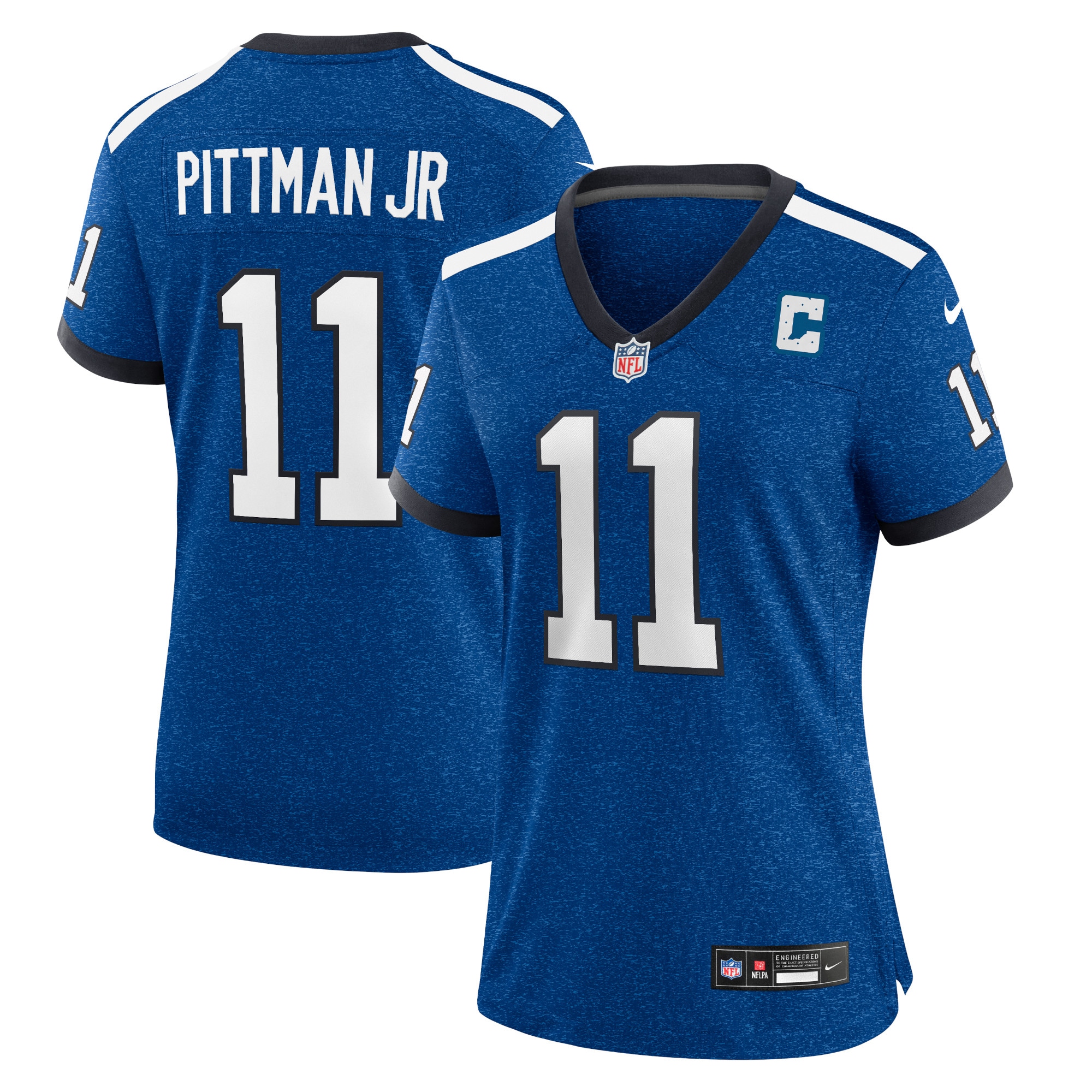 Michael Pittman Jr. Indianapolis Colts Nike Women's Indiana Nights Alternate Game Jersey - Royal