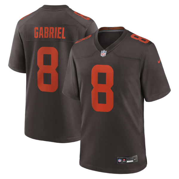 Dillon Gabriel Cleveland Browns Nike Alpha Dawg Game Jersey - Brown