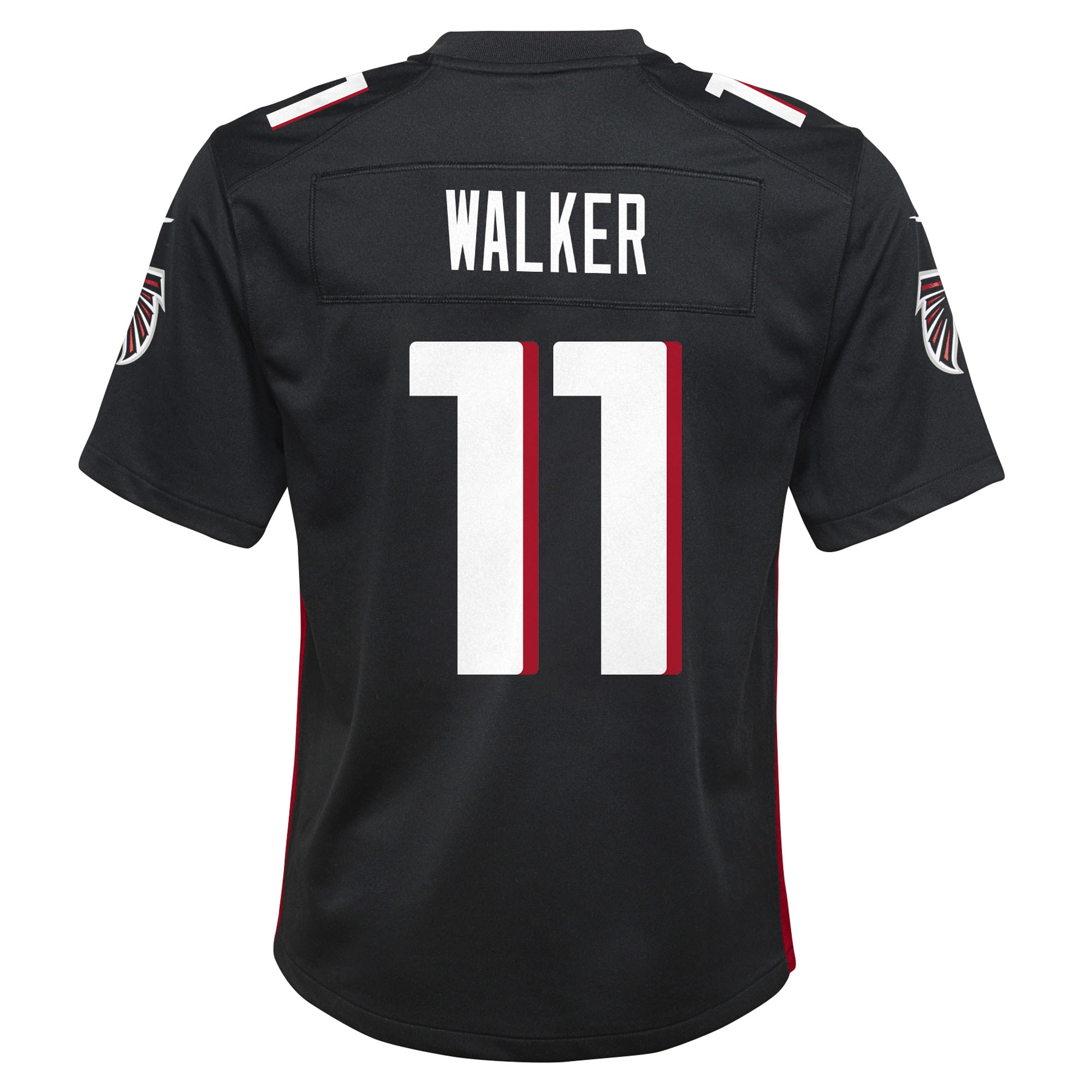 Jalon Walker Atlanta Falcons Nike Youth Team Game Jersey - Black - Image 3