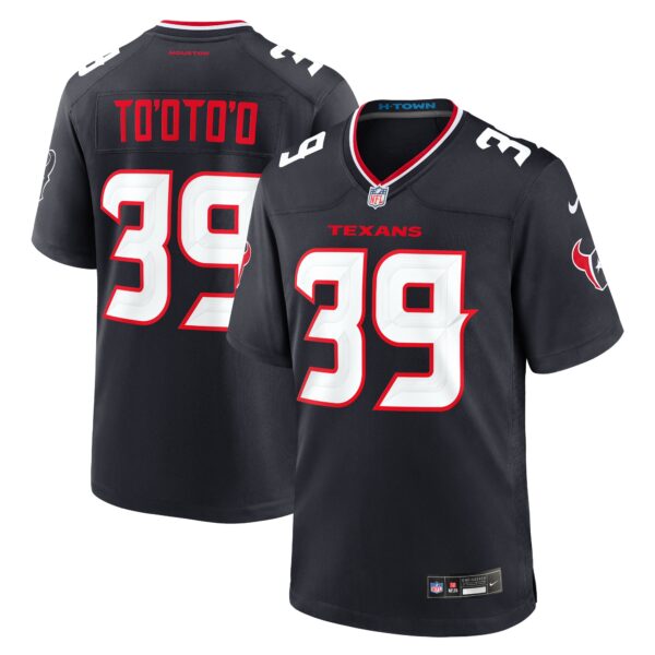 Henry To'oto'o Houston Texans Nike Team Game Jersey - Navy
