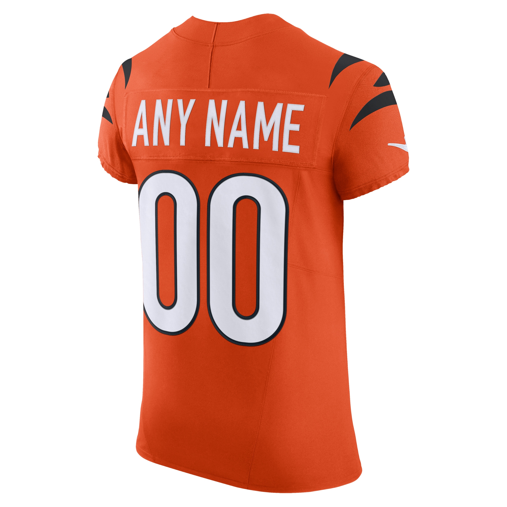 Cincinnati Bengals Nike Alternate Vapor F.U.S.E. Elite Custom Jersey - Men's Orange - Image 3