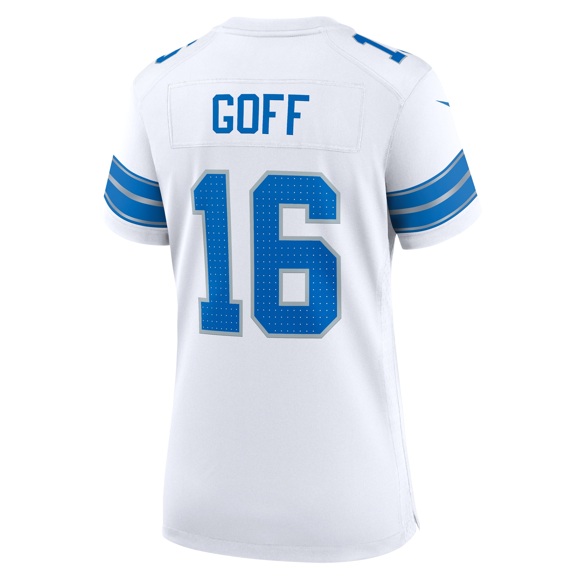 Jared Goff Detroit Lions Nike Women's Game Jersey - White - Image 3