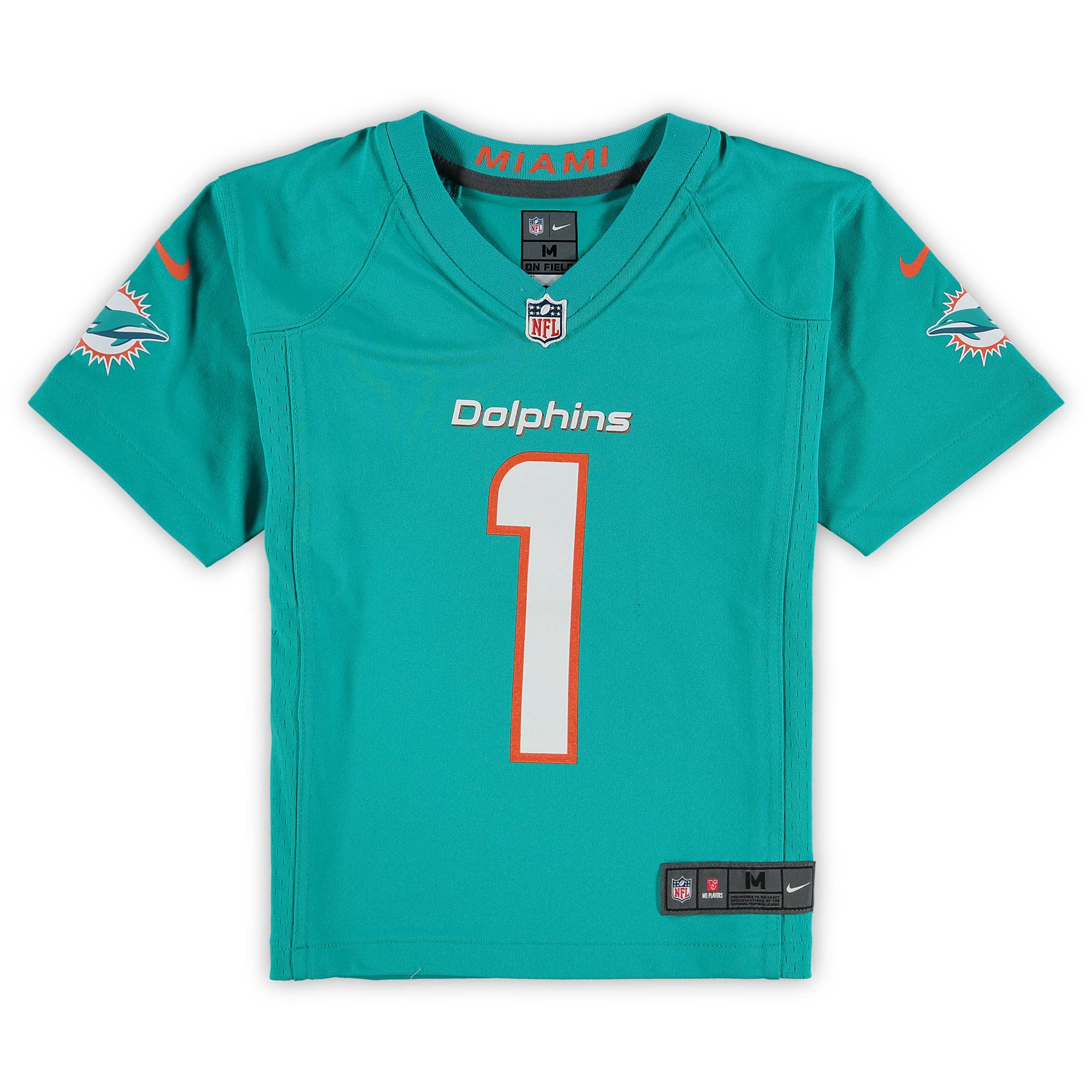 Tua Tagovailoa Miami Dolphins Nike Preschool Game Jersey - Aqua - Image 2