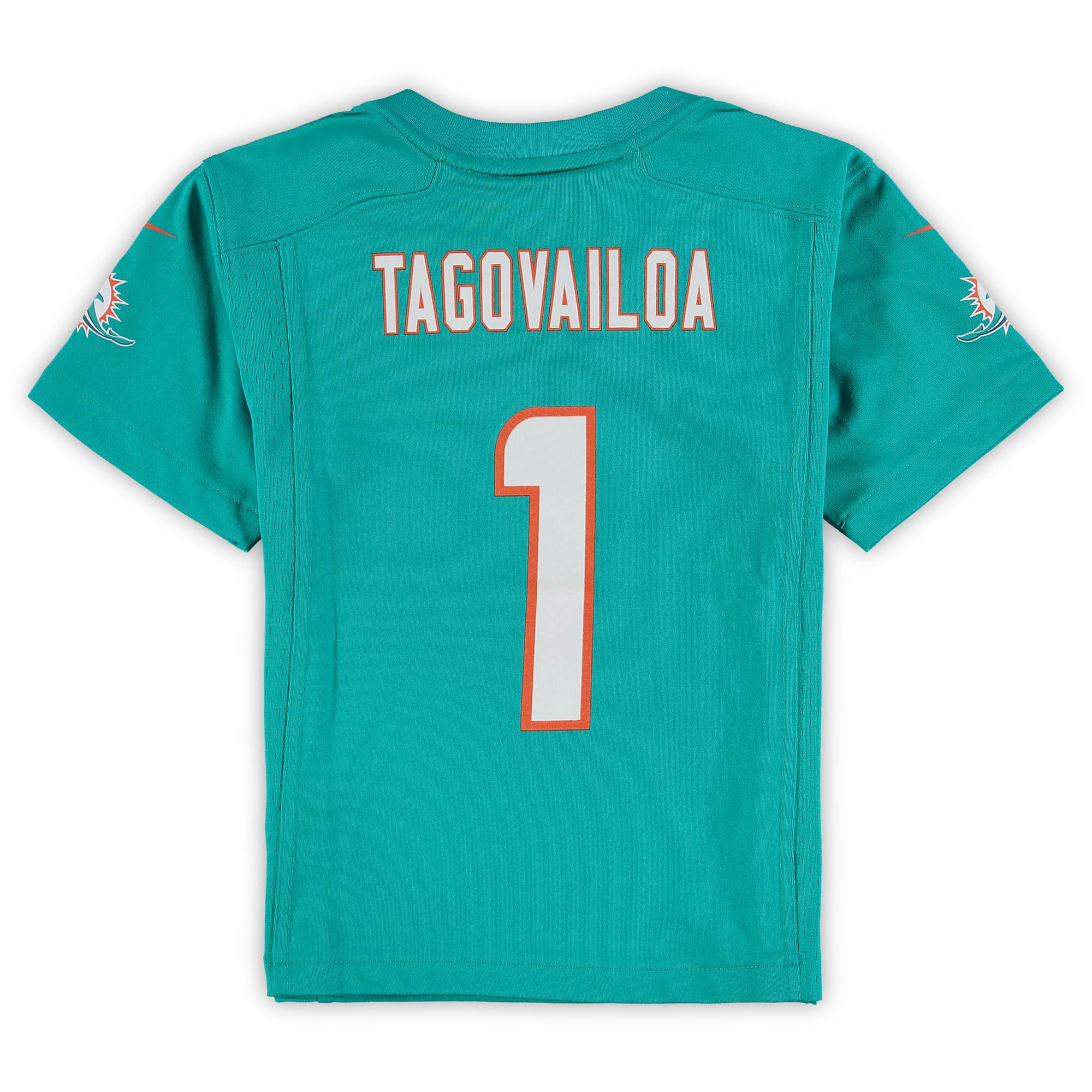 Tua Tagovailoa Miami Dolphins Nike Preschool Game Jersey - Aqua - Image 3