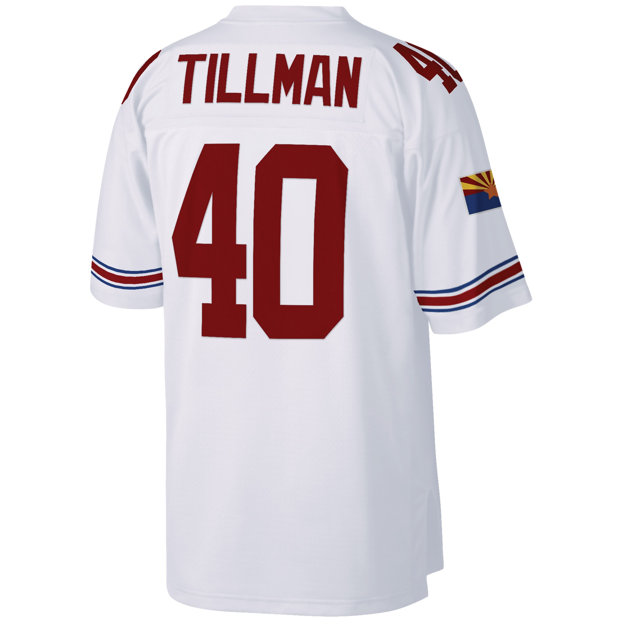Pat Tillman Arizona Cardinals Mitchell & Ness Big & Tall 2000 Retired Player Replica Jersey - White - Image 3