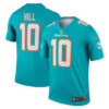 Tyreek Hill Miami Dolphins Nike Legend Player Performance Top - Aqua
