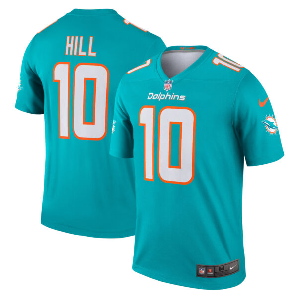 Tyreek Hill Miami Dolphins Nike Legend Player Performance Top - Aqua