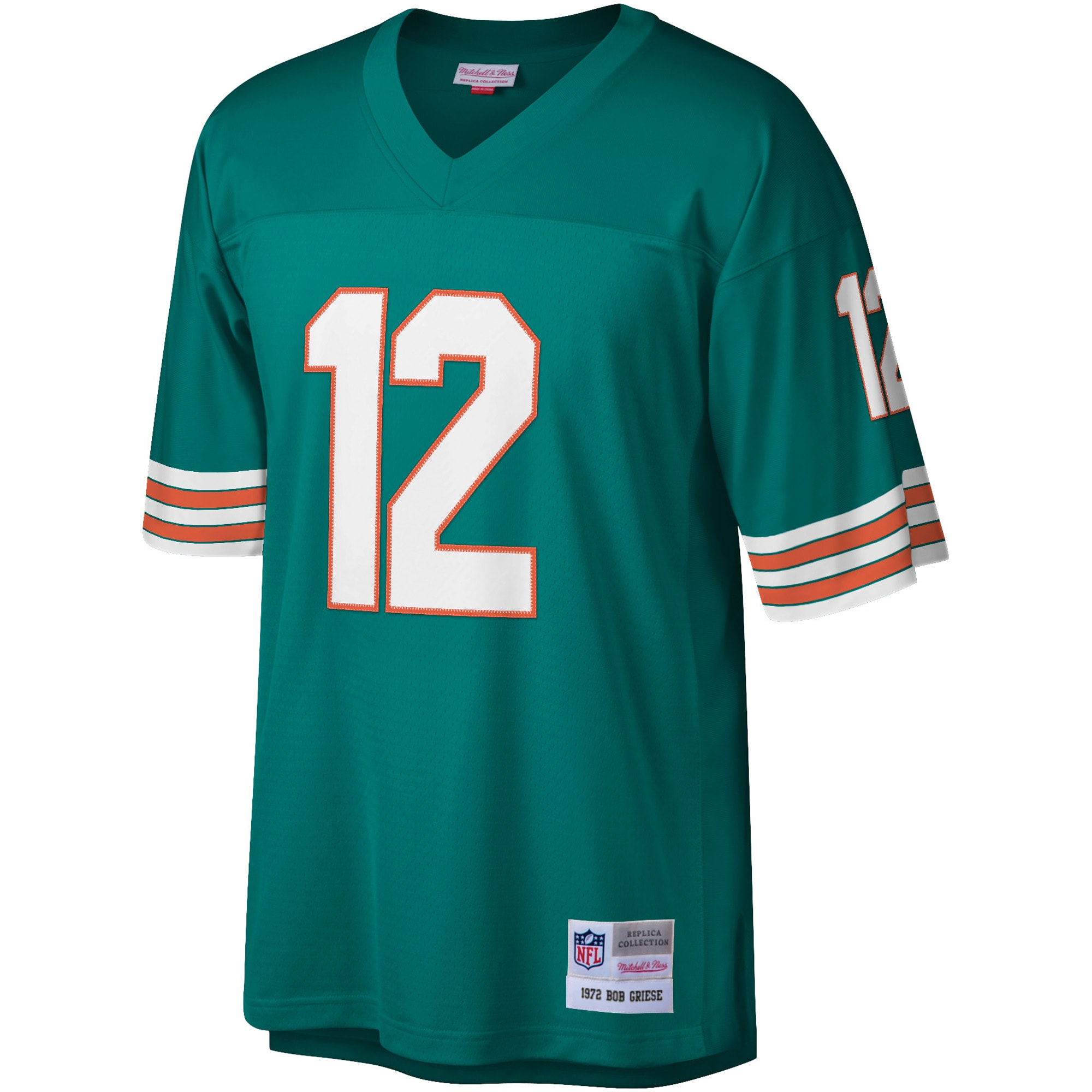 Bob Griese Miami Dolphins Mitchell & Ness Legacy Replica Jersey - Aqua - Image 2