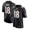 Roquan Smith Baltimore Ravens Nike Alternate Game Jersey - Black